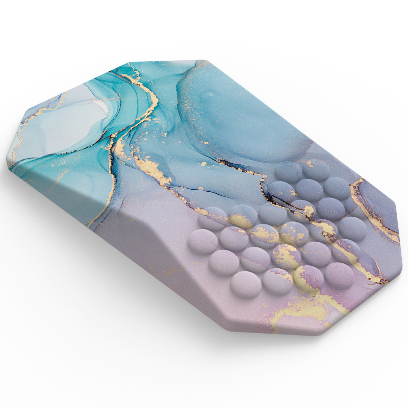 Csuklóvédő egérpad kézi párnával, vászon anyag, egyoldalas, OEM testreszabás