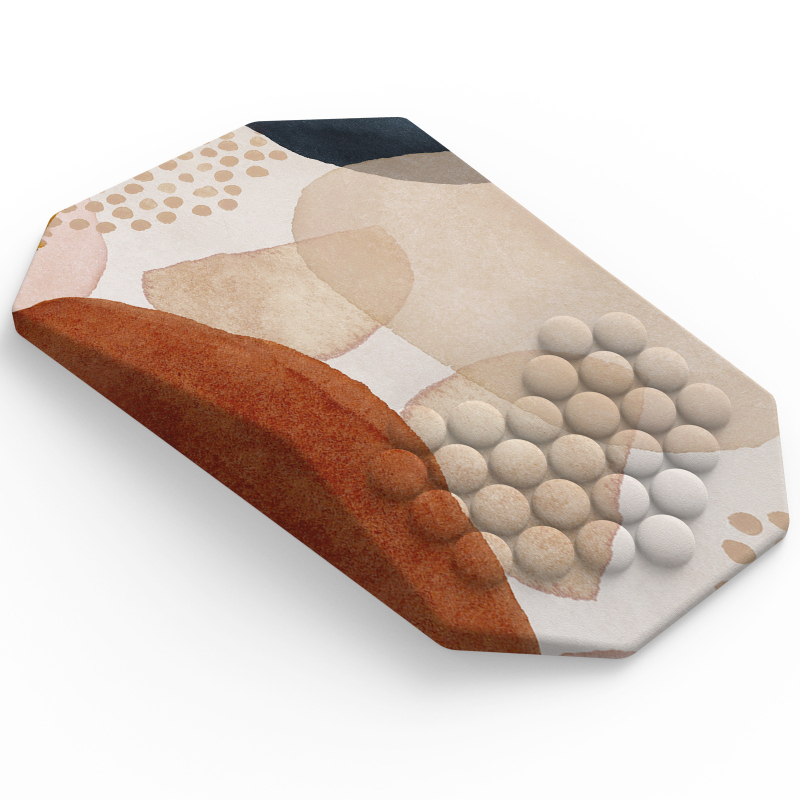 Csuklóvédő egérpad kézi párnával, vászon anyag, egyoldalas, OEM testreszabás