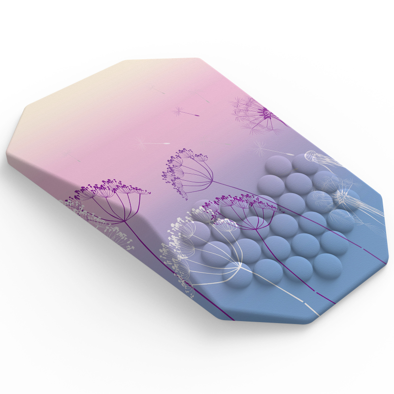 Csuklóvédő egérpad kézi párnával, vászon anyag, egyoldalas, OEM testreszabás