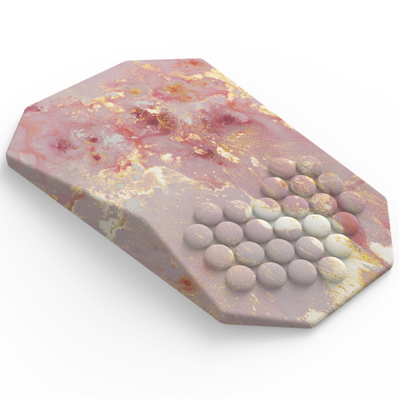 Csuklóvédő egérpad kézi párnával, vászon anyag, egyoldalas, OEM testreszabás