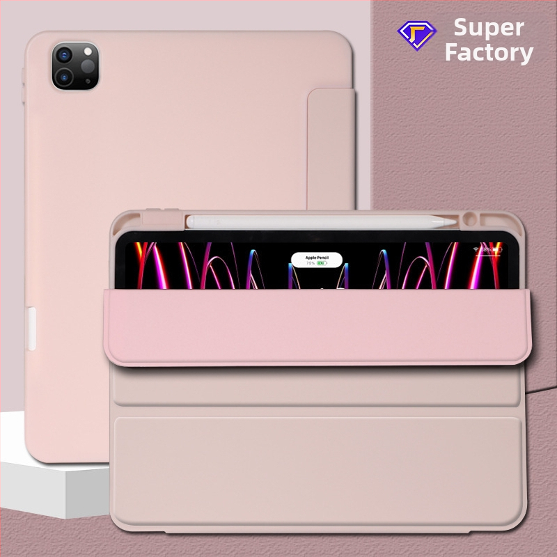 Θήκη iPad – TPU αναδιπλούμενη θήκη, προστασία από πτώσεις, βάση, μαγνητική έλξη, απαγωγή θερμότητας, ανθεκτικό σε δακτυλικά αποτυπώματα