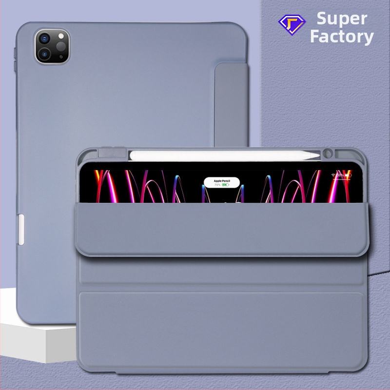 Θήκη iPad – TPU αναδιπλούμενη θήκη, προστασία από πτώσεις, βάση, μαγνητική έλξη, απαγωγή θερμότητας, ανθεκτικό σε δακτυλικά αποτυπώματα