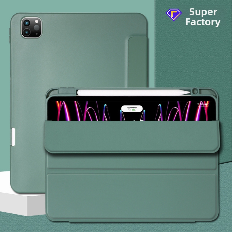 Θήκη iPad – TPU αναδιπλούμενη θήκη, προστασία από πτώσεις, βάση, μαγνητική έλξη, απαγωγή θερμότητας, ανθεκτικό σε δακτυλικά αποτυπώματα