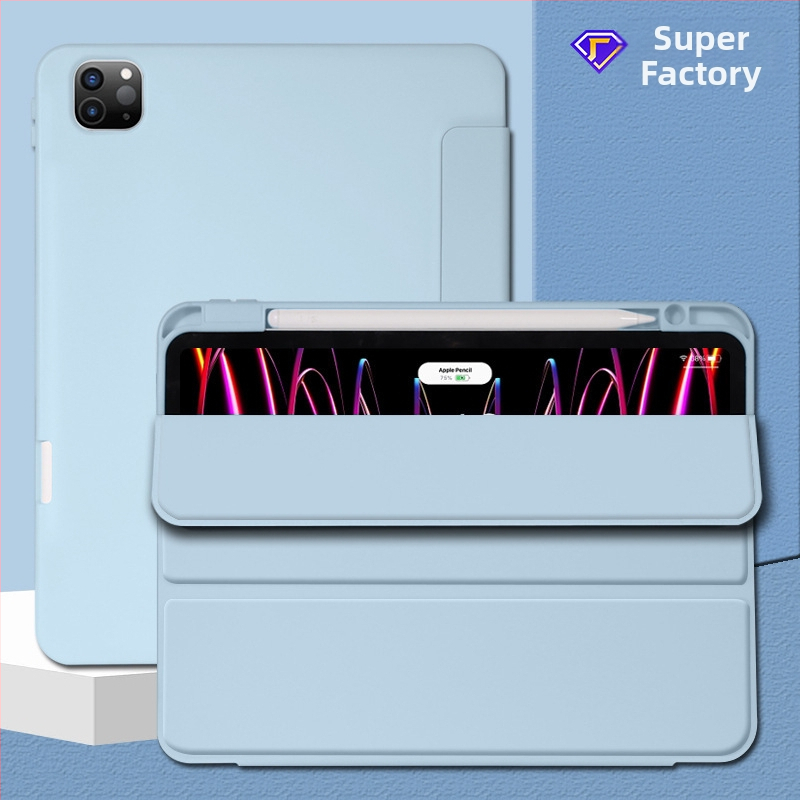 Θήκη iPad – TPU αναδιπλούμενη θήκη, προστασία από πτώσεις, βάση, μαγνητική έλξη, απαγωγή θερμότητας, ανθεκτικό σε δακτυλικά αποτυπώματα