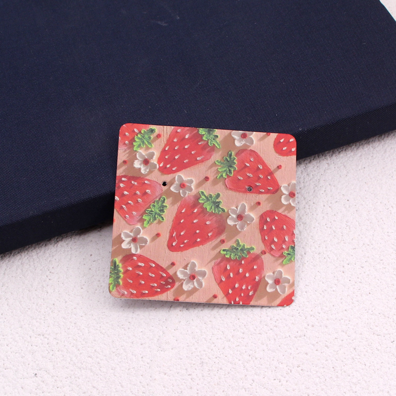 Komi auskarų ekspozicinė kortelė su 400 g vario plokštele, spalvotas spausdinimas, juvelyriniai dirbiniai