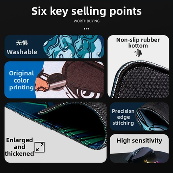 Gaming επιφάνεια γραφείου από φυσικό καουτσούκ, αντιολισθητική, εκτύπωση με μεταφορά θερμότητας, δυνατότητα λογότυπου, προσαρμογή με εικόνες