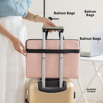 Portatīva datora soma ar vienu plecu – ūdensizturīgs neilons, poliestera iekšpuse, Beno zīmols, universāla