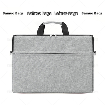 Portatīva datora soma ar vienu plecu – ūdensizturīgs neilons, poliestera iekšpuse, Beno zīmols, universāla