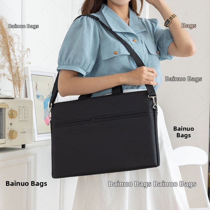 Portatīva datora soma ar vienu plecu – ūdensizturīgs neilons, poliestera iekšpuse, Beno zīmols, universāla