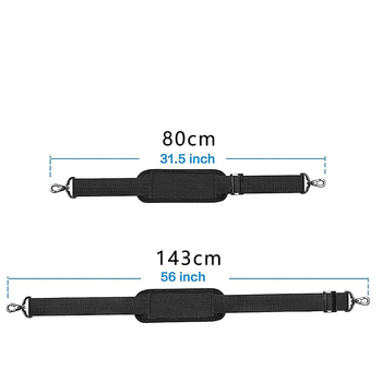 PIBAG Nīlonas plecu siksna somām — Crossbody / portatīvas somas siksna, vienkrāsains raksts, rudens 2023