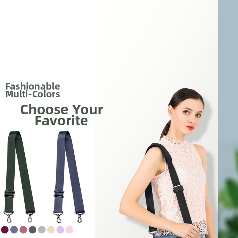 PIBAG Nīlonas plecu siksna somām — Crossbody / portatīvas somas siksna, vienkrāsains raksts, rudens 2023