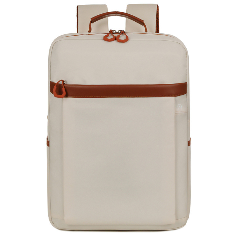 Portatīvā datora mugurs somu Oxford audums, rāvējslēdzēja atvērums, iekšējās kabatas (ar rāvējslēdzēju, telefona kabata, identifikācijas kabata), iekšējais slānis, elpojošs un izturīgs pret nodilumu