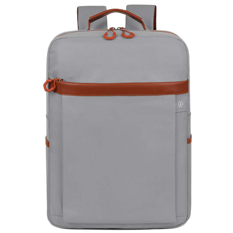 Portatīvā datora mugurs somu Oxford audums, rāvējslēdzēja atvērums, iekšējās kabatas (ar rāvējslēdzēju, telefona kabata, identifikācijas kabata), iekšējais slānis, elpojošs un izturīgs pret nodilumu