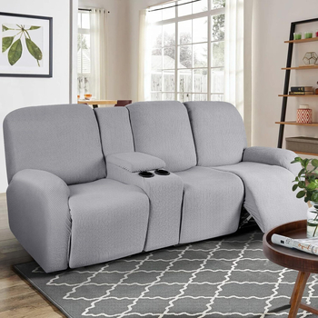 Aizsargs dīvānam ar centrālo konsole un krūžu turētāju, poliesters; piemērots kombinētam dīvānam; zīmols Four Seasons curtain Hua