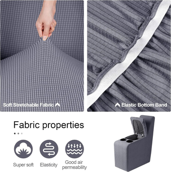 Aizsargs dīvānam ar centrālo konsole un krūžu turētāju, poliesters; piemērots kombinētam dīvānam; zīmols Four Seasons curtain Hua