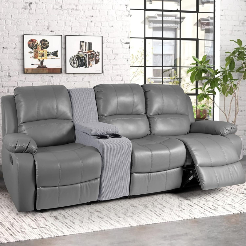 Aizsargs dīvānam ar centrālo konsole un krūžu turētāju, poliesters; piemērots kombinētam dīvānam; zīmols Four Seasons curtain Hua