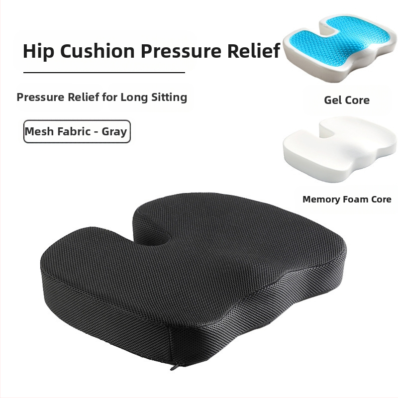 Μαξιλάρι από αφρό μνήμης με εκτυπωμένο λογότυπο για αυτοκίνητο και γραφείο, αργή επαναφορά, πολυεστερική ίνα, δυνατή παραμετροποίηση