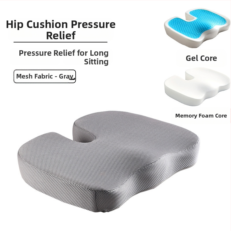 Μαξιλάρι από αφρό μνήμης με εκτυπωμένο λογότυπο για αυτοκίνητο και γραφείο, αργή επαναφορά, πολυεστερική ίνα, δυνατή παραμετροποίηση