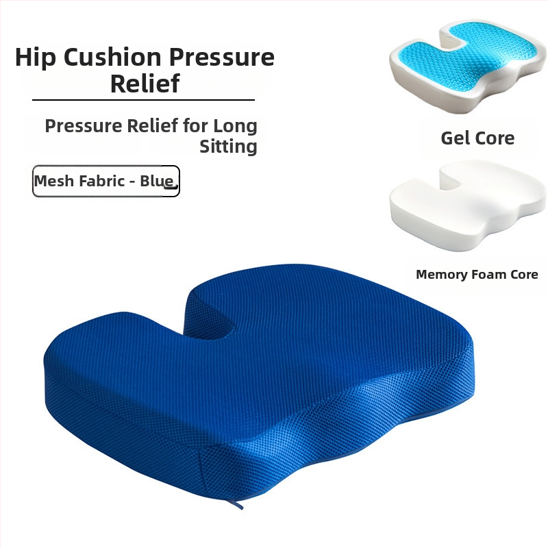 Μαξιλάρι από αφρό μνήμης με εκτυπωμένο λογότυπο για αυτοκίνητο και γραφείο, αργή επαναφορά, πολυεστερική ίνα, δυνατή παραμετροποίηση