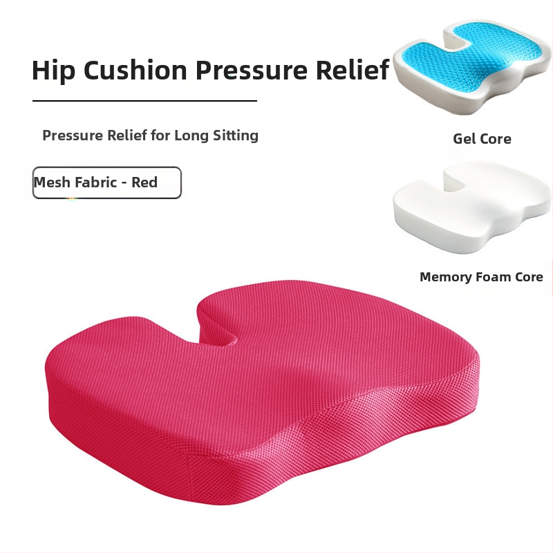 Μαξιλάρι από αφρό μνήμης με εκτυπωμένο λογότυπο για αυτοκίνητο και γραφείο, αργή επαναφορά, πολυεστερική ίνα, δυνατή παραμετροποίηση