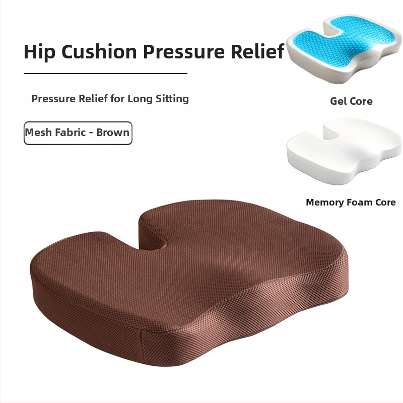 Μαξιλάρι από αφρό μνήμης με εκτυπωμένο λογότυπο για αυτοκίνητο και γραφείο, αργή επαναφορά, πολυεστερική ίνα, δυνατή παραμετροποίηση