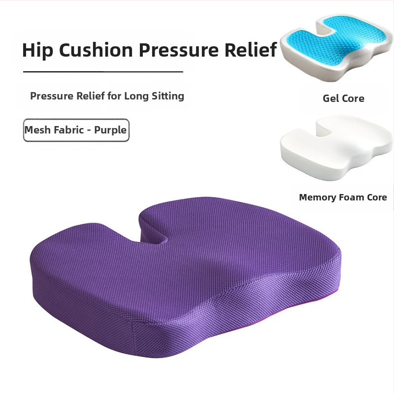 Μαξιλάρι από αφρό μνήμης με εκτυπωμένο λογότυπο για αυτοκίνητο και γραφείο, αργή επαναφορά, πολυεστερική ίνα, δυνατή παραμετροποίηση