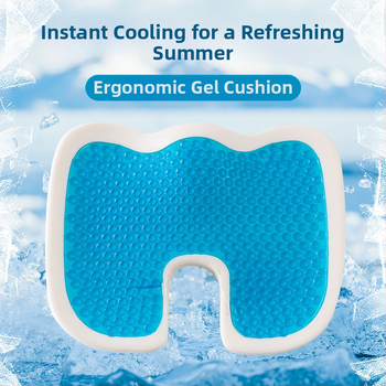 Подложка за стол с паметна пяна — офис/кола седалка, едноцветна, полиестерна тъкан