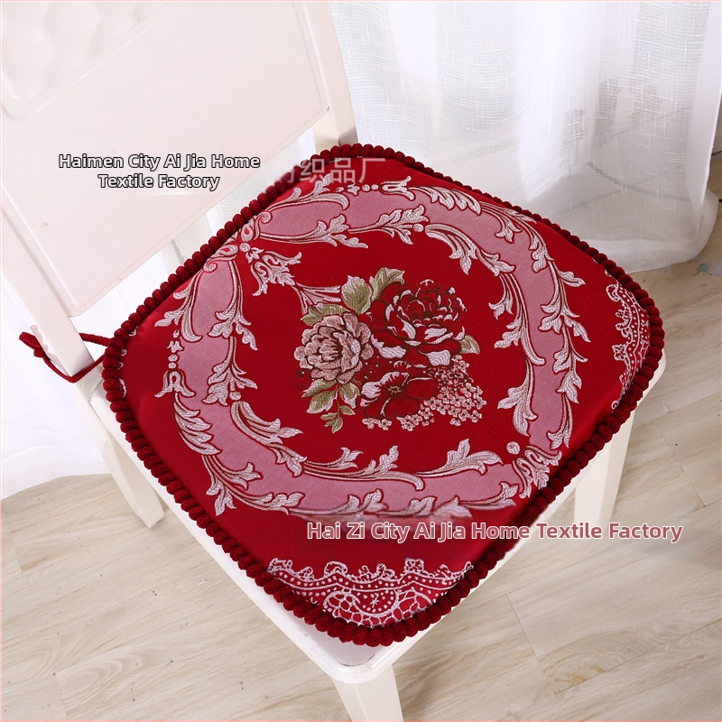 Σκανδιναβικό μαξιλαράκι καρεκλας σε σχήμα U, μοτίβο φυτών και λουλουδιών, πολυεστερική ίνα