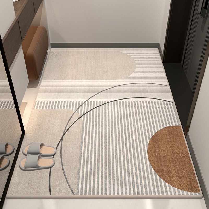 Covor de intrare — stil lux accesibil, catifea cristal, rezistent la murdărie, antiderapant, lavabil