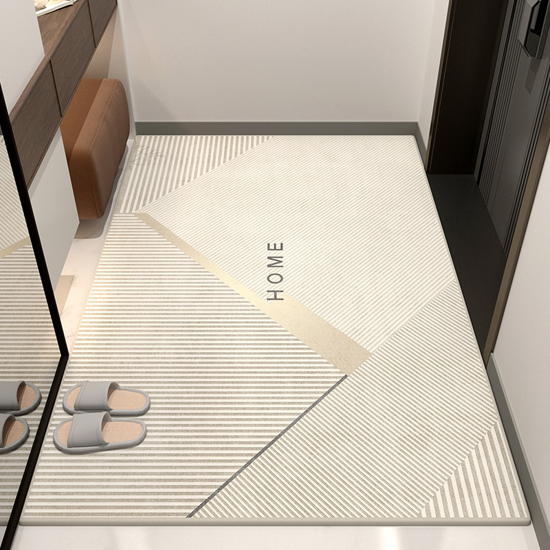 Covor de intrare — stil lux accesibil, catifea cristal, rezistent la murdărie, antiderapant, lavabil