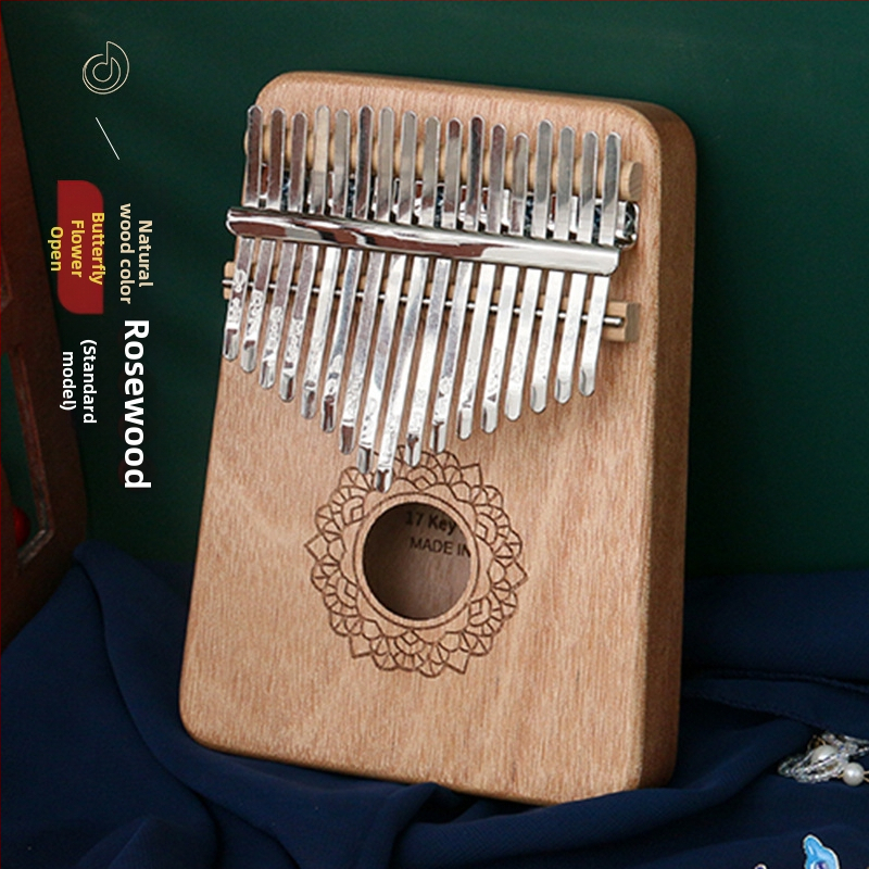 Jiada Kalimba, pian pentru degete, 17 tonuri, 11×18×3.3 cm
