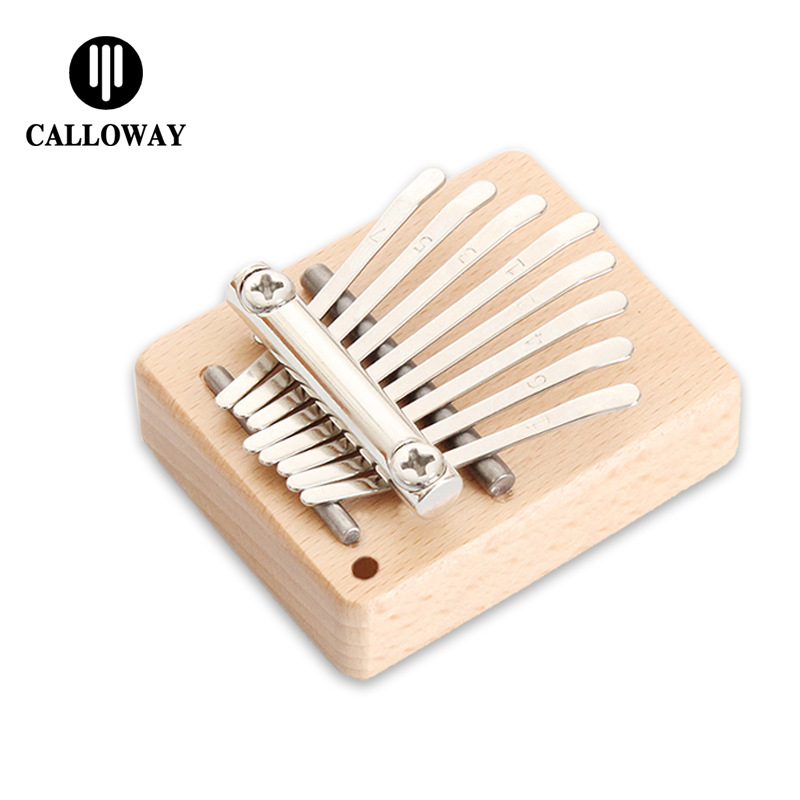 CALLOWAY Kalimba με 8 νότες, σχεδίαση πλάκας, πιάνο με δάχτυλα