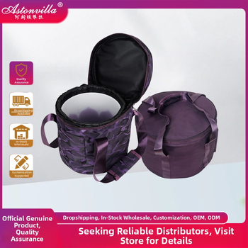 Μοντέλο F-87: Φορητή τσάντα για μουσικά όργανα για κρυστάλλινα μπολ – Υλικό πολυεστέρα-βαμβάκι, Θήκη αποθήκευσης για μουσικοθεραπεία