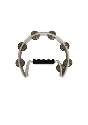 Instrument cu clopoțel manual pentru copii — instrument muzical interactiv în stil tamburin cu shaker de nisip • Material: Plastic • Vârsta: 15–35 ani • Brand: Qingfeng tambourine