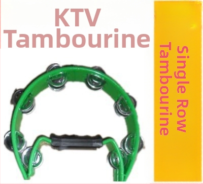 Instrument cu clopoțel manual pentru copii — instrument muzical interactiv în stil tamburin cu shaker de nisip • Material: Plastic • Vârsta: 15–35 ani • Brand: Qingfeng tambourine