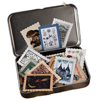 Σετ αυτοκόλλητων γραμματοσήμων για Φιλοτελιστικό Μουσείο – Ρετρό φυτά και ζώα για ημερολόγιο/αλμπουμ; Μάρκα: Other; Κόλληση: Άγνωστη; Δικαιώματα IP: Όχι εξουσιοδότηση