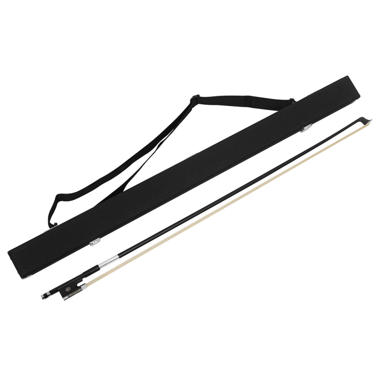 Δερμάτινο κουτί για τόξο βιολιού, LN194, ρυθμιζόμενο άκρο, φορητό με λουρί ώμου