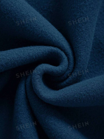 Φούτερ με κουκούλα, χαλαρή γραμμή, μακρύ μανίκι, γραφικό τύπωμα, πολυεστέρας, φθινόπωρο 2024