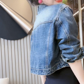 Medvilninis paltas, laisvo kirpimo, ilgos rankovės, stovinti apykaklė, nusidėvėjęs efektas, 95% medvilnės