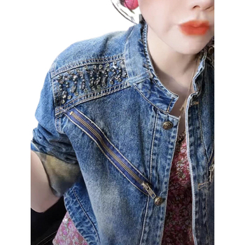 Medvilninis paltas, laisvo kirpimo, ilgos rankovės, stovinti apykaklė, nusidėvėjęs efektas, 95% medvilnės