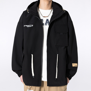 Vyriska rudens gobtuvu lauko striukė žygiams kalnuose — poliesteris, šilta, vienos spalvos, žygiams