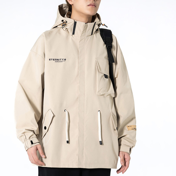 Vyriska rudens gobtuvu lauko striukė žygiams kalnuose — poliesteris, šilta, vienos spalvos, žygiams