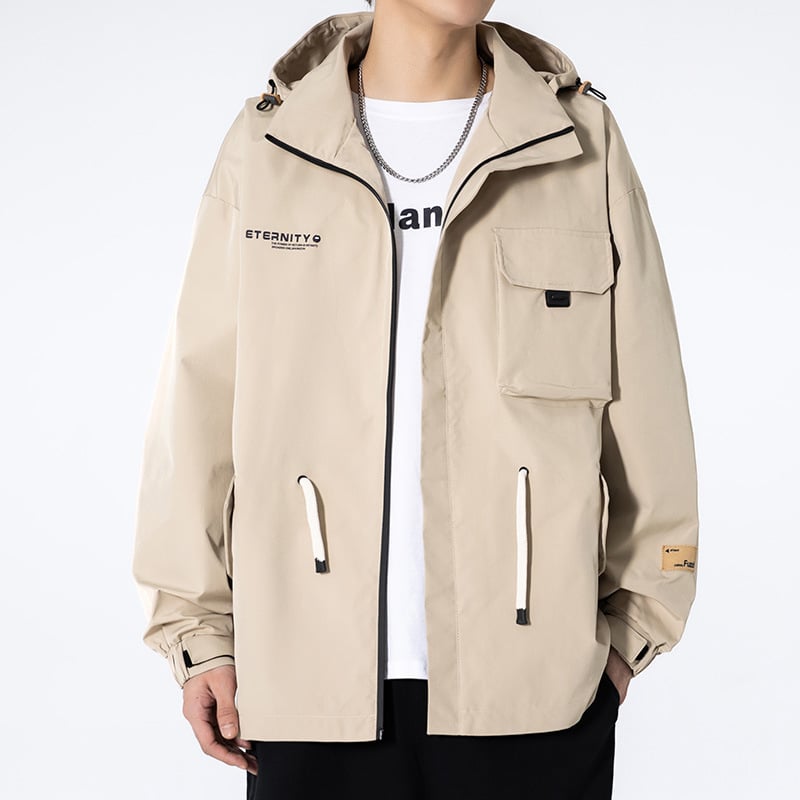 Vyriska rudens gobtuvu lauko striukė žygiams kalnuose — poliesteris, šilta, vienos spalvos, žygiams