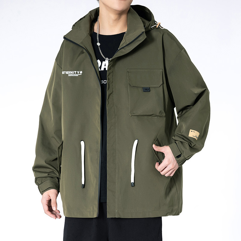 Vyriska rudens gobtuvu lauko striukė žygiams kalnuose — poliesteris, šilta, vienos spalvos, žygiams