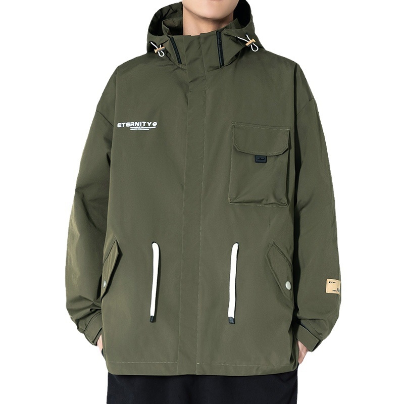 Vyriska rudens gobtuvu lauko striukė žygiams kalnuose — poliesteris, šilta, vienos spalvos, žygiams