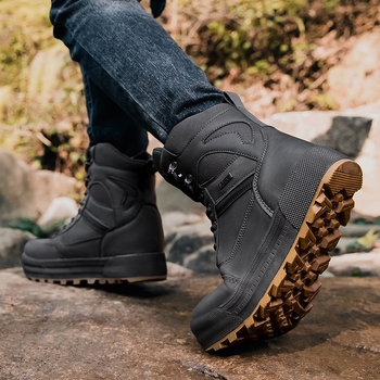 Unisex τακτικά ορειβατικά μποτάκια για κατασκήνωση και πεζοπορία, ύφασμα, κωδικός προϊόντος YL-2717
