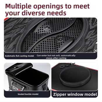 Saliekams EVA spainis dzīvajām zivīm ar 3D rakstu un noslēgumu