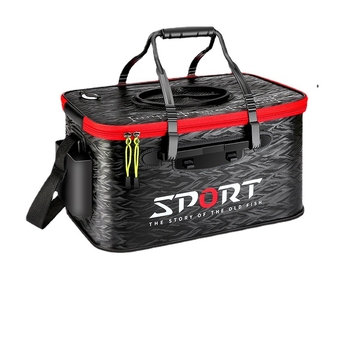 Saliekams EVA spainis dzīvajām zivīm ar 3D rakstu un noslēgumu