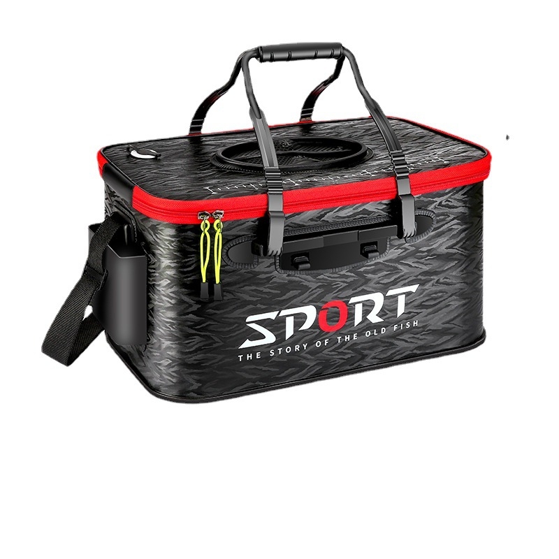 Saliekams EVA spainis dzīvajām zivīm ar 3D rakstu un noslēgumu