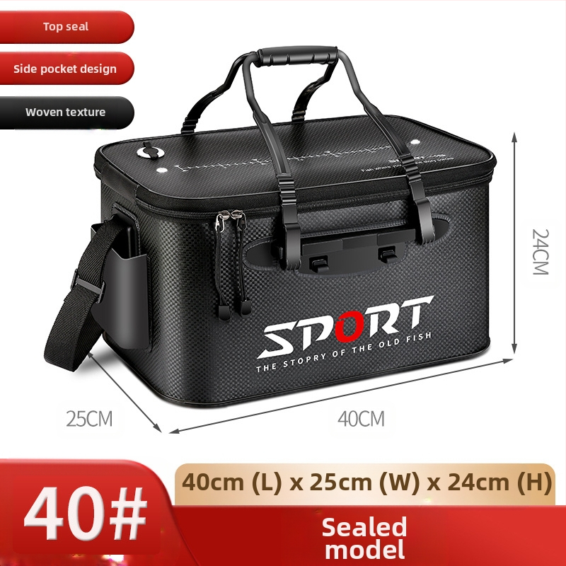 Saliekams EVA spainis dzīvajām zivīm ar 3D rakstu un noslēgumu